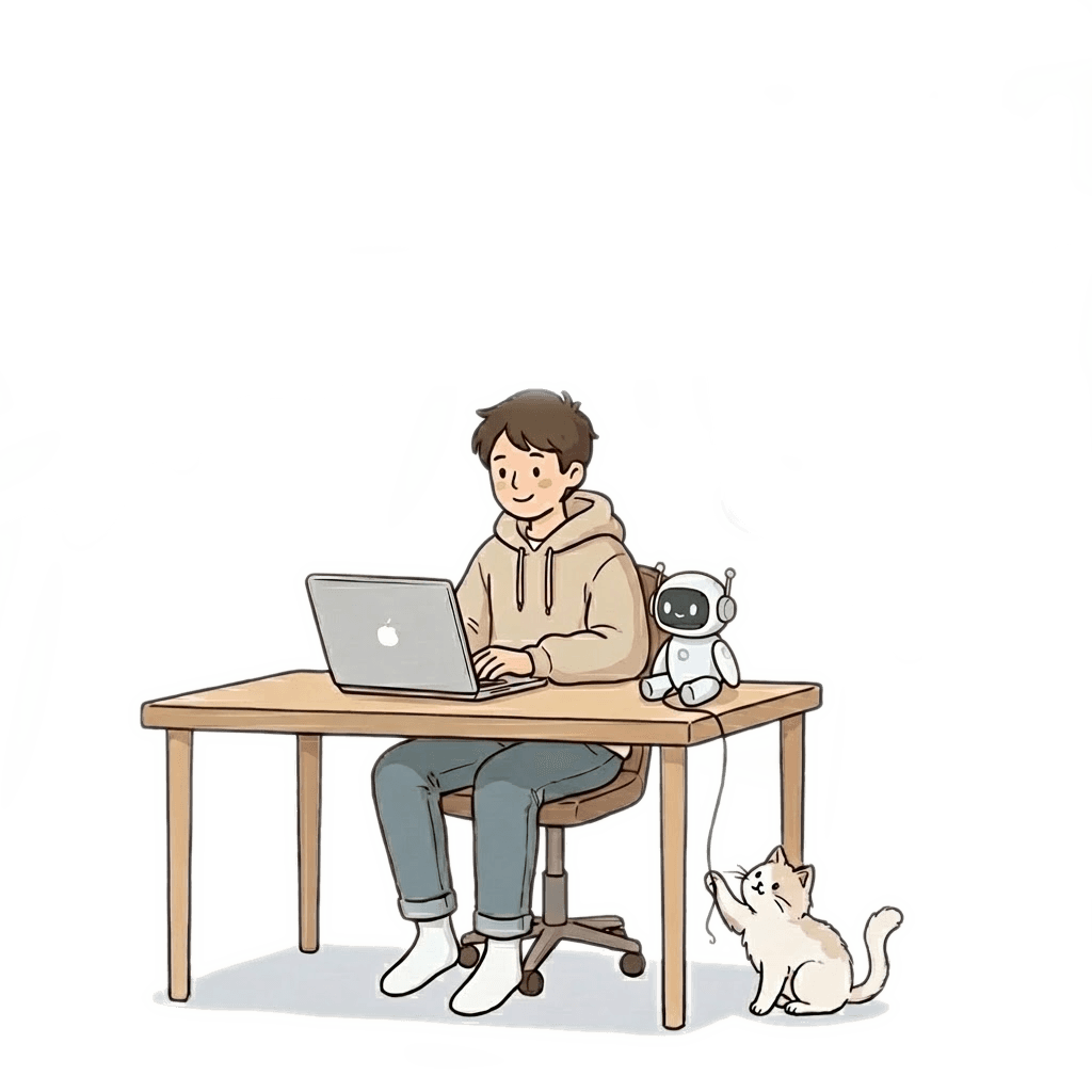Person working